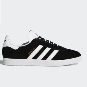 Adidas Black and White Gazelle Sneakers